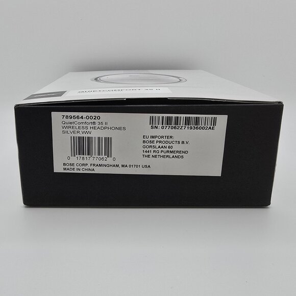 Bose QuietComfort 35 II Noise Cancelling Headphone QC35 Bluetooth Silver - EUC - Picture 2 of 12